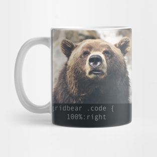 Grid Bear Codes Mug